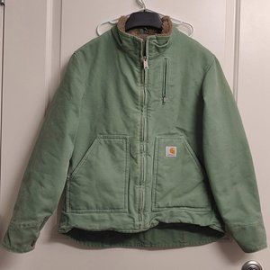 Carhartt Sherpa Jacket - Mint Green